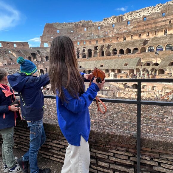 100% cashmere jumper 1234 sweater royal blue - Picture 2 of 2
